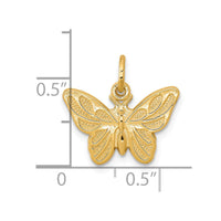Load image into Gallery viewer, 10k Butterfly Charm
