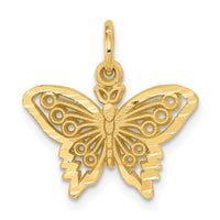 Load image into Gallery viewer, 10k Butterfly Charm

