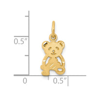 Load image into Gallery viewer, 10k Teddy Bear Charm

