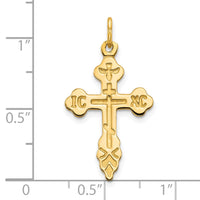 Load image into Gallery viewer, 10K Eastern Orthodox Cross Charm
