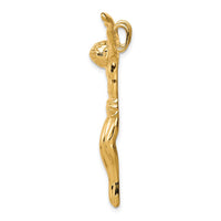 Load image into Gallery viewer, 10k Solid Polished Corpus Pendant
