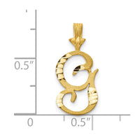 Load image into Gallery viewer, 10k Initial G Pendant
