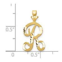 Load image into Gallery viewer, 10k Initial R Pendant
