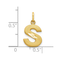 Load image into Gallery viewer, 10k Initial S Charm
