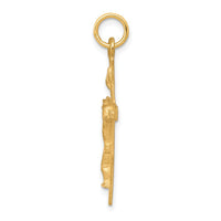 Load image into Gallery viewer, 10k Solid Polished Crucifix Pendant
