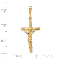 Load image into Gallery viewer, 10k Solid Polished Crucifix Pendant
