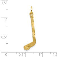 Load image into Gallery viewer, 10K Hockey Stick Charm
