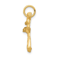 Load image into Gallery viewer, 10k Solid Karate Person Charm
