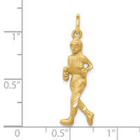 Load image into Gallery viewer, 10k Solid Runner Charm
