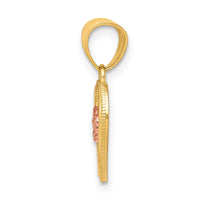 Load image into Gallery viewer, 10k Two-tone Small Heart Charm
