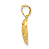 Load image into Gallery viewer, 10k Diamond-Cut Heart Charm
