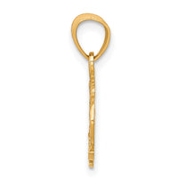 Load image into Gallery viewer, 10K w/Rhodium #1 MOM Charm
