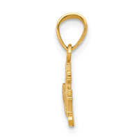 Load image into Gallery viewer, 10K w/Rhodium #1 GODMOTHER Charm
