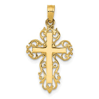 Load image into Gallery viewer, 10k Fancy Cross Pendant
