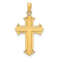 Load image into Gallery viewer, 10k Polished Cross Pendant
