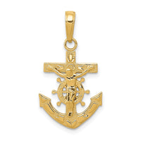 Load image into Gallery viewer, 10k Mariners Crucifix Pendant
