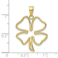 Load image into Gallery viewer, 10k 4-Leaf Clover Pendant
