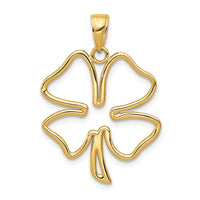 Load image into Gallery viewer, 10k 4-Leaf Clover Pendant
