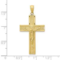 Load image into Gallery viewer, 10k Satin Finish Crucifix Pendant
