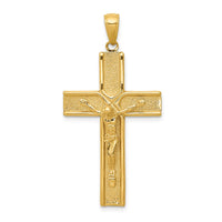 Load image into Gallery viewer, 10k Satin Finish Crucifix Pendant
