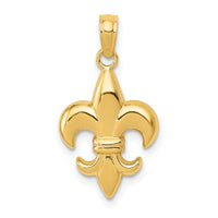 Load image into Gallery viewer, 10k Fleur De Lis Pendant
