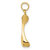 Load image into Gallery viewer, 10K Wishbone Charm
