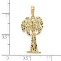 Load image into Gallery viewer, 10k Palm Tree Pendant
