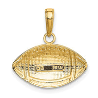 Load image into Gallery viewer, 10k Football Pendant
