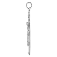 Load image into Gallery viewer, 10k White Gold INRI Crucifix Pendant
