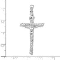 Load image into Gallery viewer, 10k White Gold INRI Crucifix Pendant
