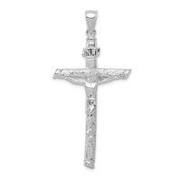 Load image into Gallery viewer, 10k White Gold INRI Crucifix Pendant
