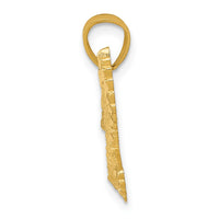 Load image into Gallery viewer, 10k Diamond-cut Eagle Pendant
