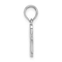 Load image into Gallery viewer, 10K White Gold Polished G Script Initial Charm
