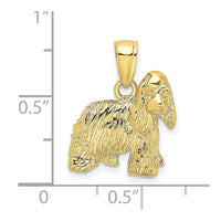 Load image into Gallery viewer, 10K 2-D Cocker Spaniel Dog Charm
