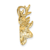 Load image into Gallery viewer, 10K 2-D Deer Head 8 Point Buck Charm
