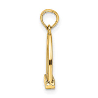 Load image into Gallery viewer, 10K 3-D Polish Small Horse Stirrup Charm
