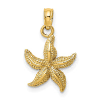 Load image into Gallery viewer, 10K Textured Starfish Charm
