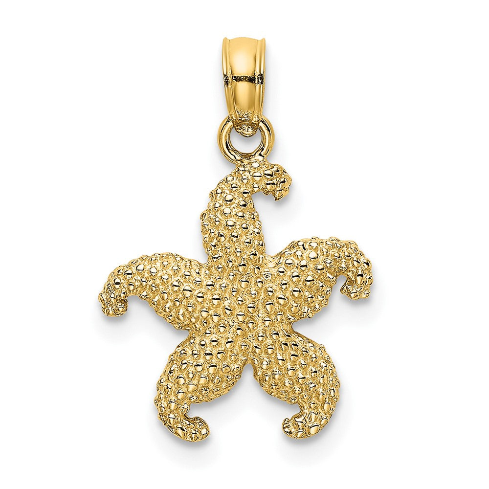 10K Puffed Starfish Charm
