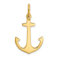Load image into Gallery viewer, 10K 3-D Polished Anchor Charm
