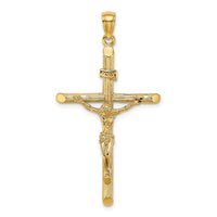 Load image into Gallery viewer, 10K Textured Crucifix Charm
