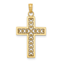 Load image into Gallery viewer, 10k D/C Filigree Cross Pendant
