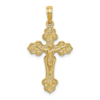 Load image into Gallery viewer, 10K Crucifix W/ Fancy Tips Charm
