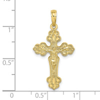 Load image into Gallery viewer, 10K D/C Crucifix W /Fancy Tips Charm
