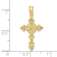 Load image into Gallery viewer, 10K Crucifix W/ Fancy Edges Charm
