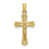 Load image into Gallery viewer, 10K Crucifix W/ Beveled Edges Charm
