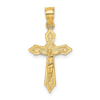 Load image into Gallery viewer, 10K W/ Arrow Pointed Ends Crucifix Charm

