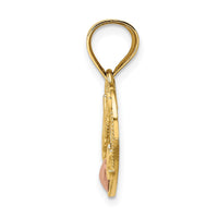 Load image into Gallery viewer, 10K Two-Tone #1 GRANDMA In Heart Frame Charm
