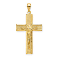 Load image into Gallery viewer, 10K W/ Satin Finish Crucifix Charm
