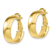 Load image into Gallery viewer, 10K 5.8mm Polished Hoop Earrings
