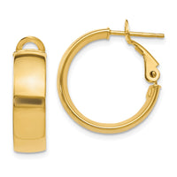 Load image into Gallery viewer, 10K 5.8mm Polished Hoop Earrings

